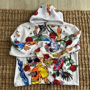 Jaded London Oversized unisex street wear Hoodie-size 2